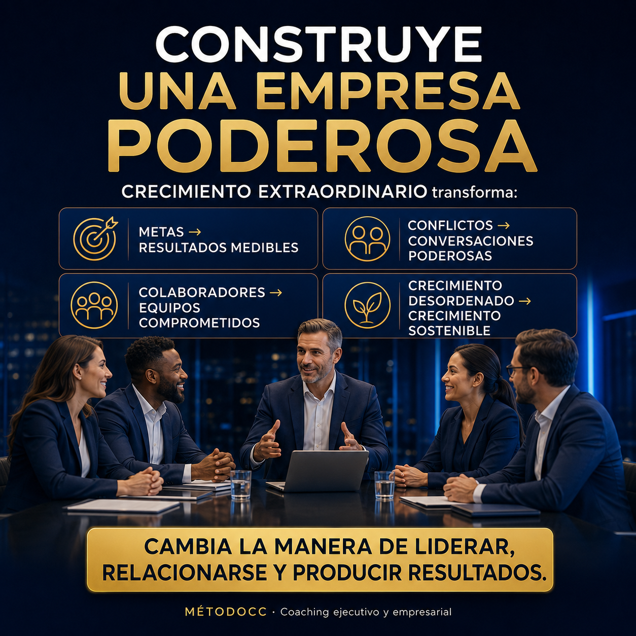 Construye una empresa poderosa: metas, equipos, conversaciones y crecimiento sostenible
